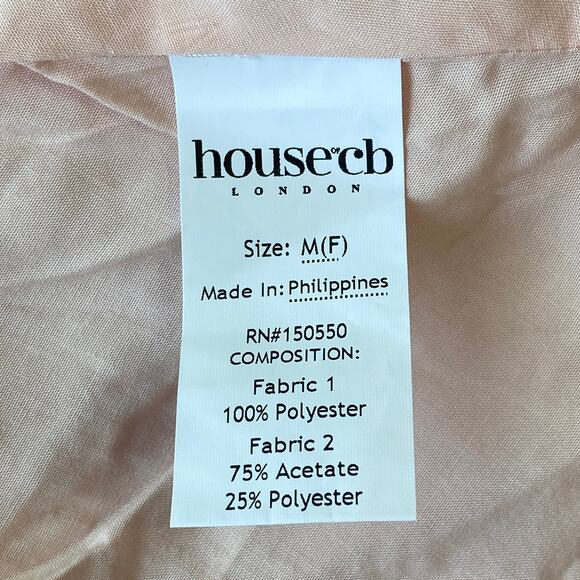 House of CB Amaris Mini Dress Ballerina Pink - Picture 13 of 16